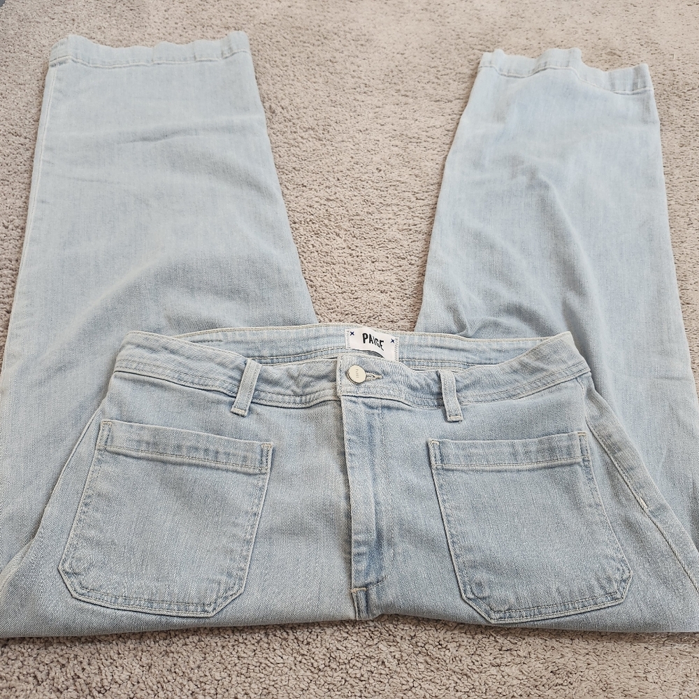 Paige Nellie Coulotte light wash Jeans 31